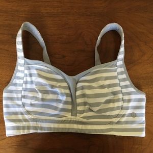 36DD Lululemon athletica White and Grey Bra